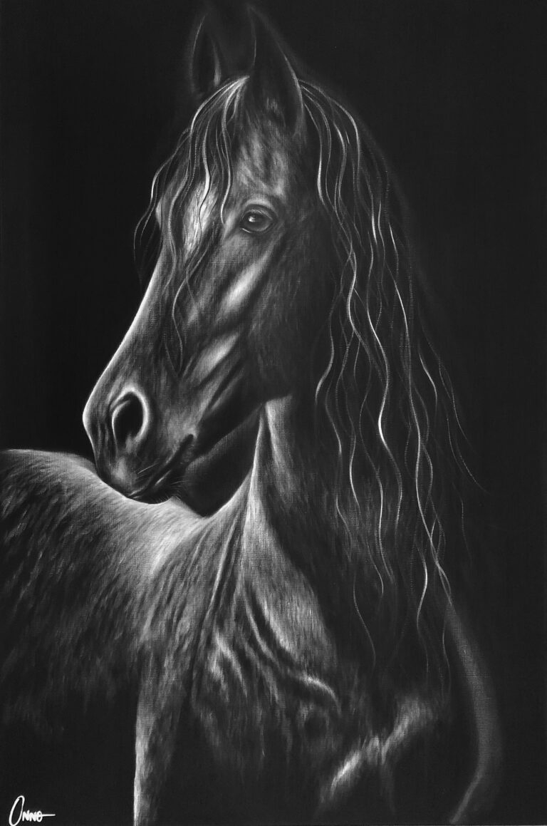 MAGESTY horse oil on canvas