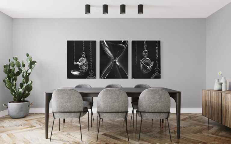 I CAN FLY IN PEACE NOW in dining room