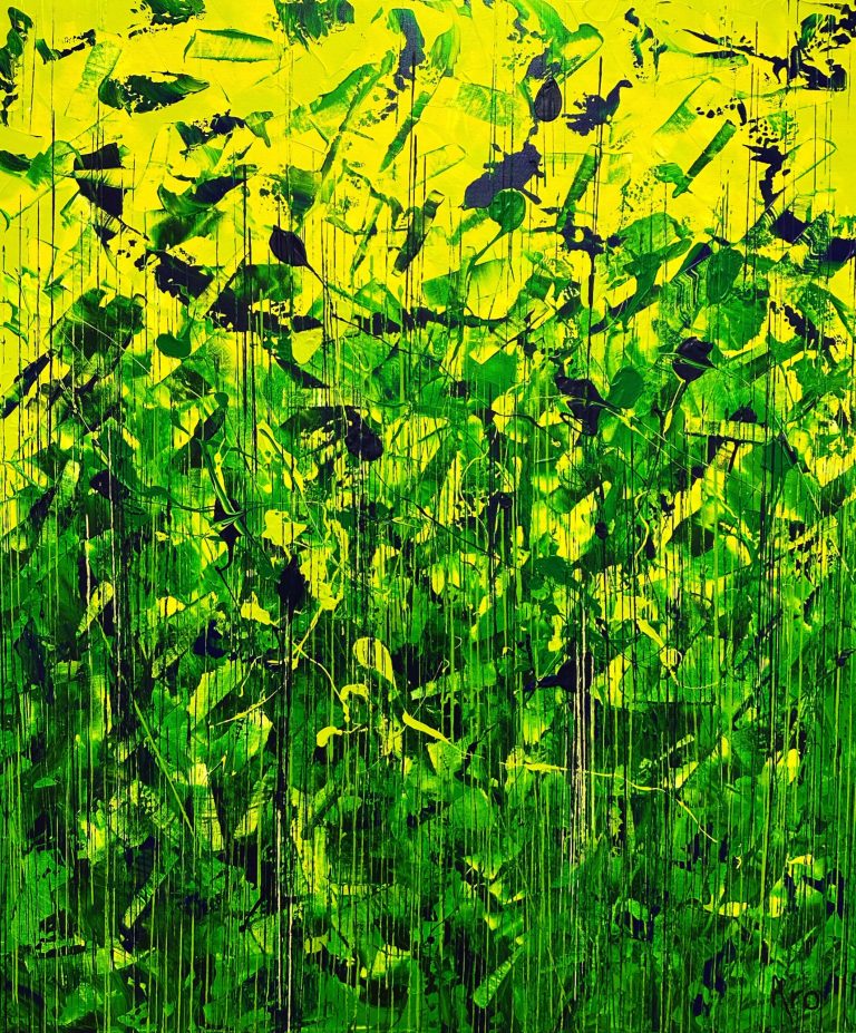 NATURE APAISANTE Acrylic on canvas