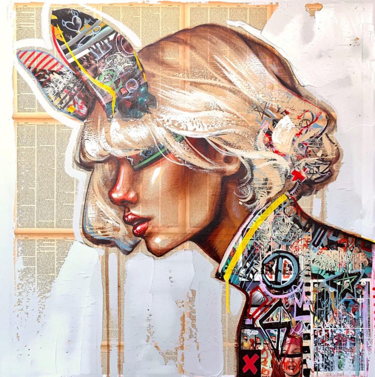 LITTLE MOUSE Mixed media on canvas