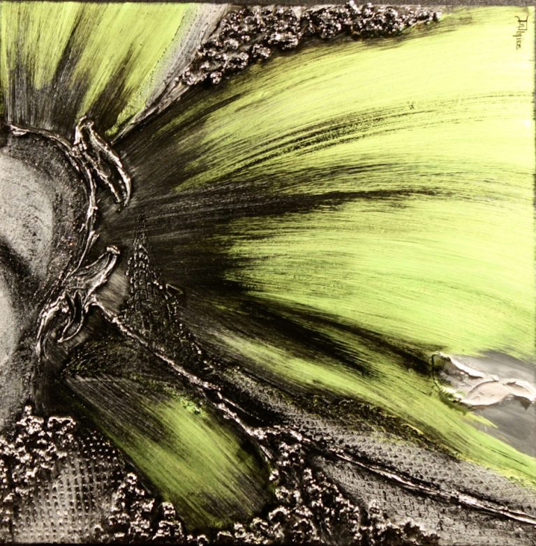 PRINTEMPS Mixed media on metal